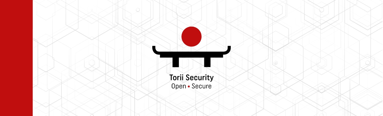 Bannière de blog avec le logo Torii Security